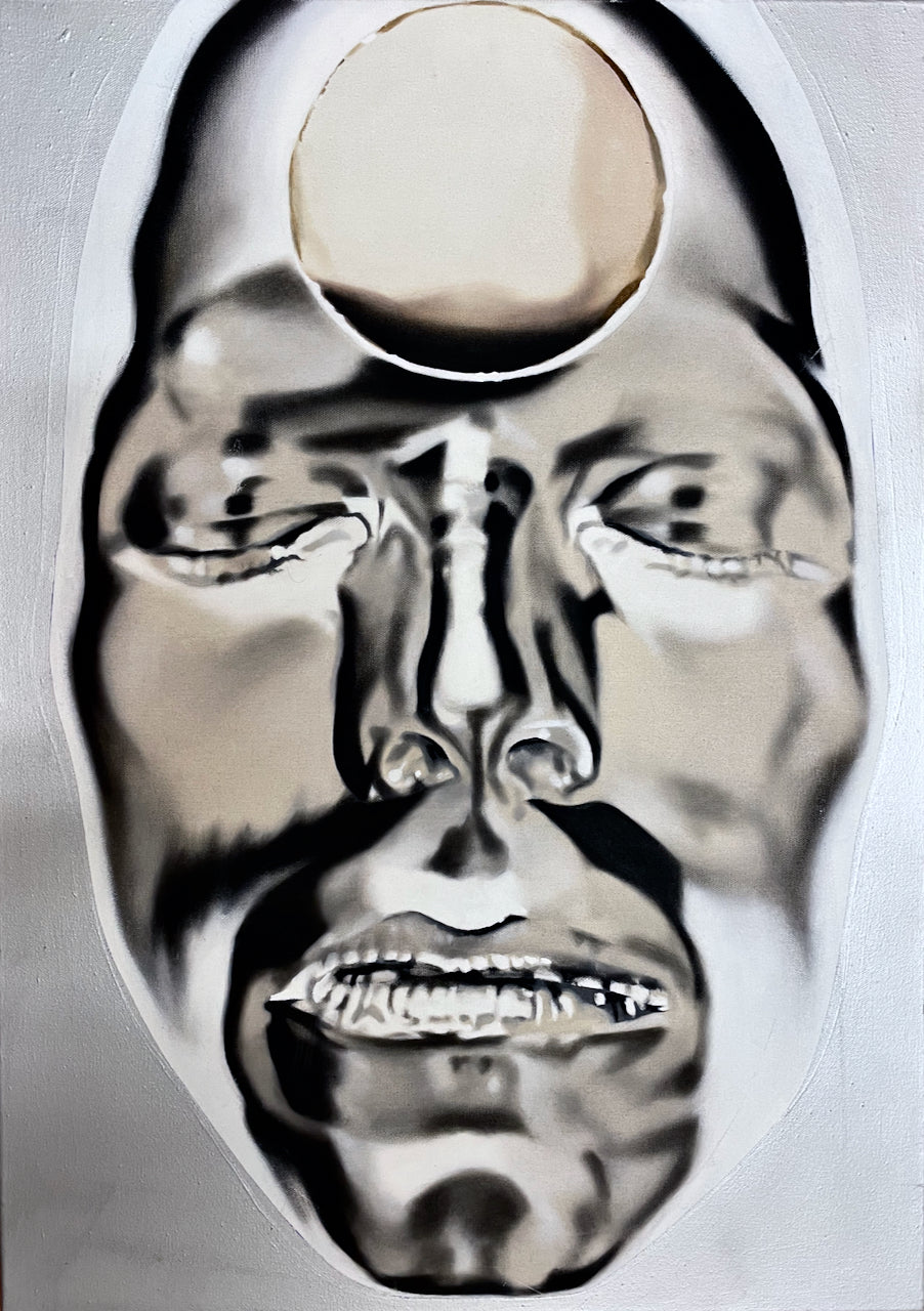 'Mask on Silver'