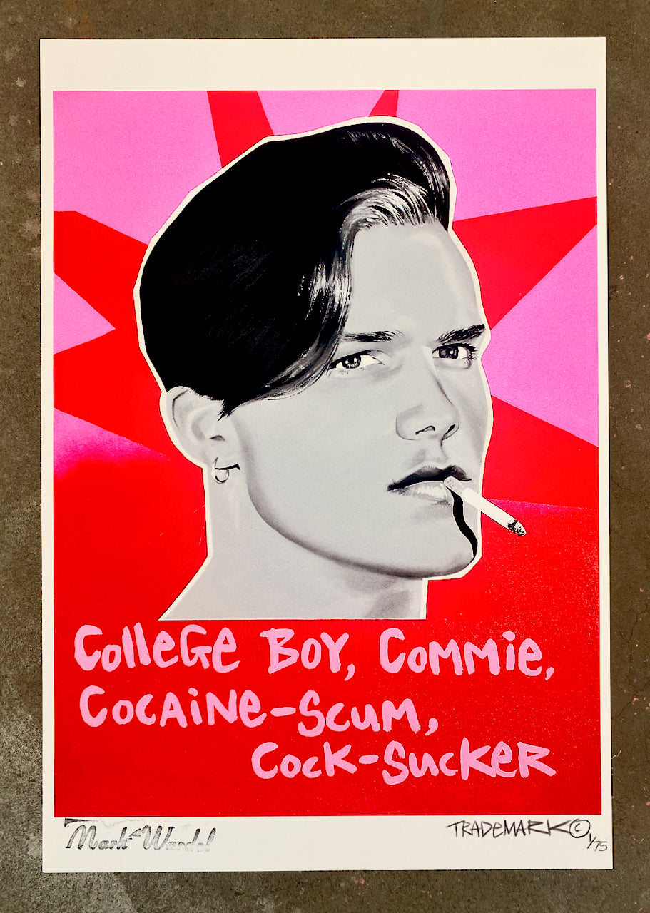 'College Boy Commie' Limited Edition Fine Art Print