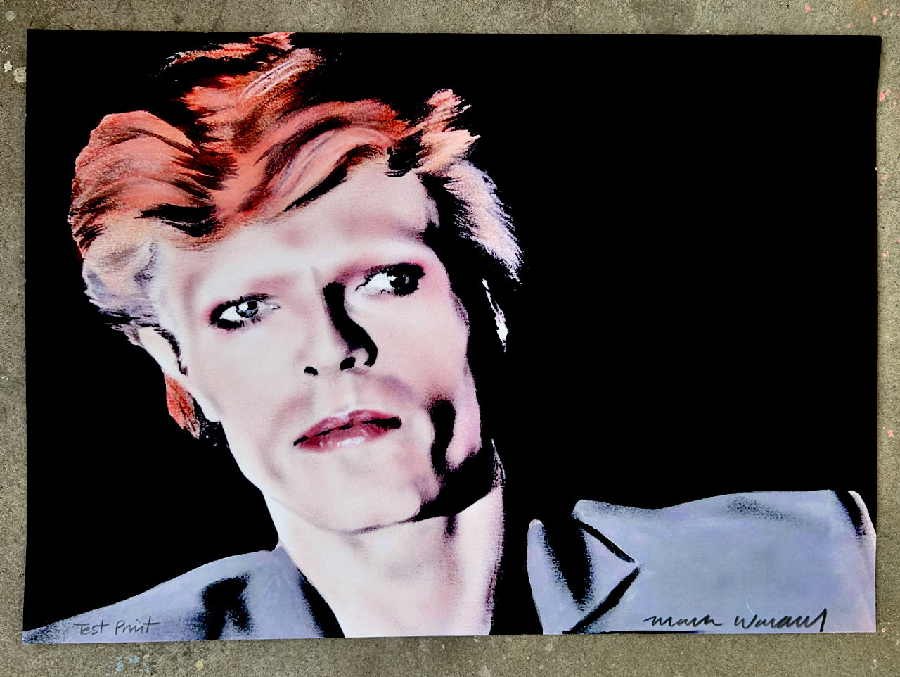'Bowie A3 Test Print' 8