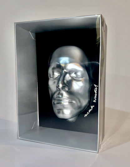 Bowie 'Cracked Actor silverchrome mask' (plastic vacuum formed)