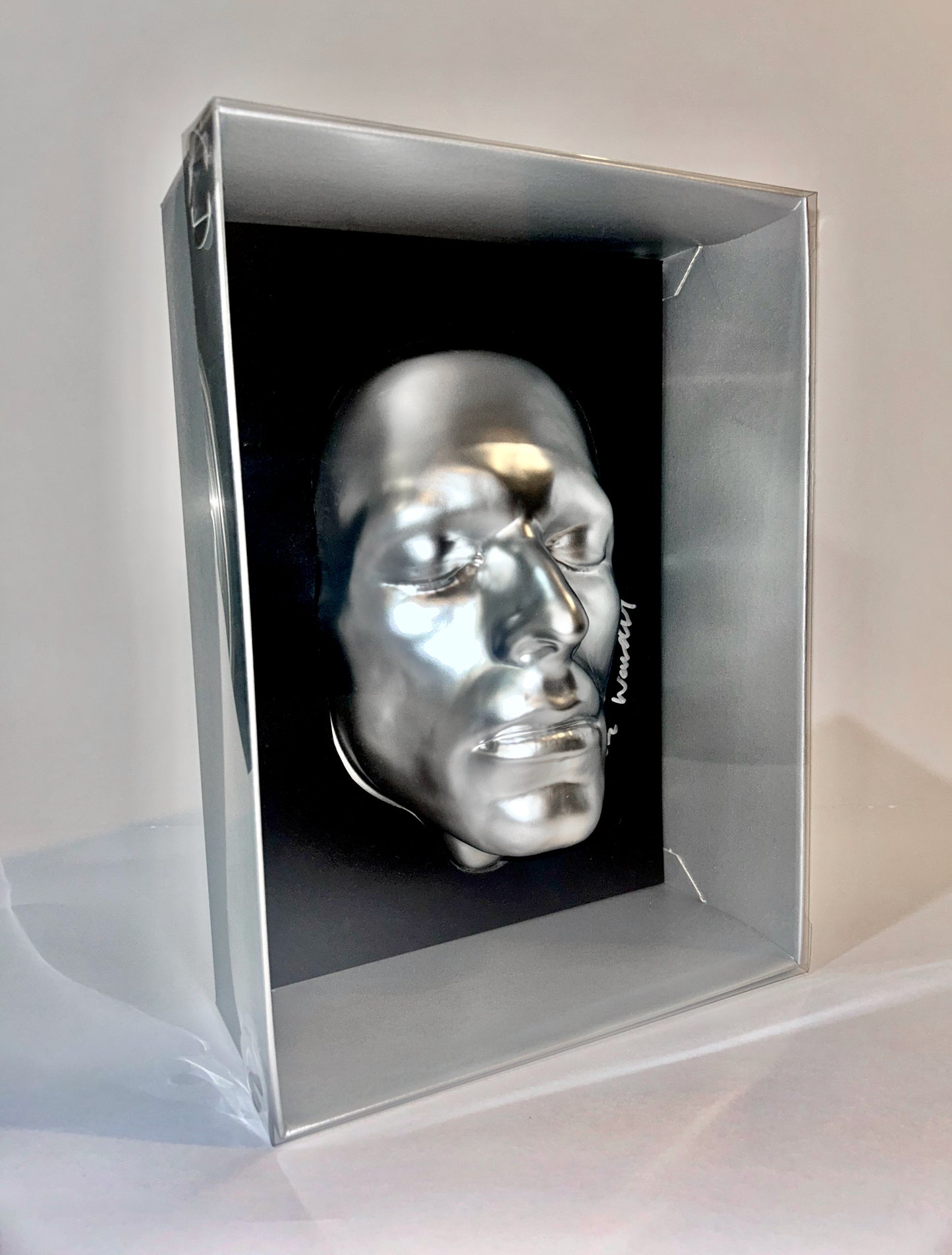 Bowie 'Cracked Actor silverchrome mask' (plastic vacuum formed)