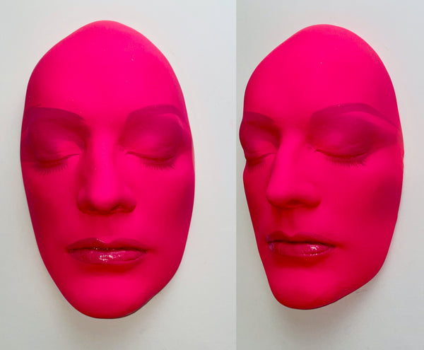 70. Repaired mask 'Boy George Day-Glo Drama'