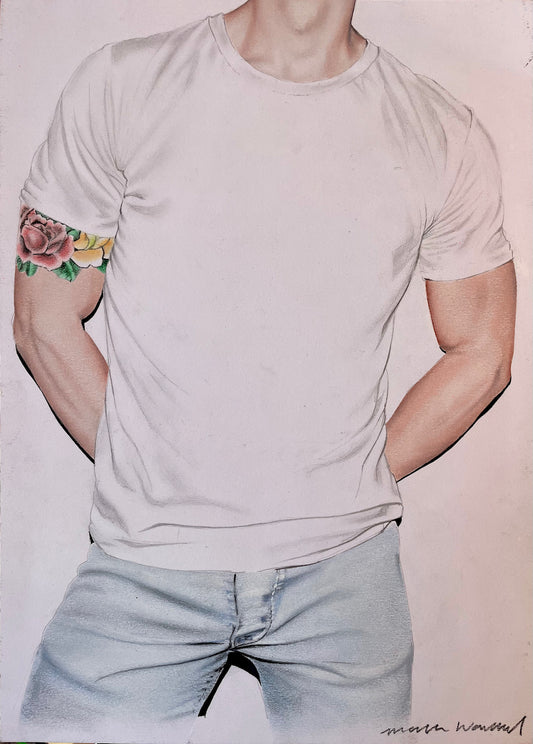38. 'Torso' crayon
